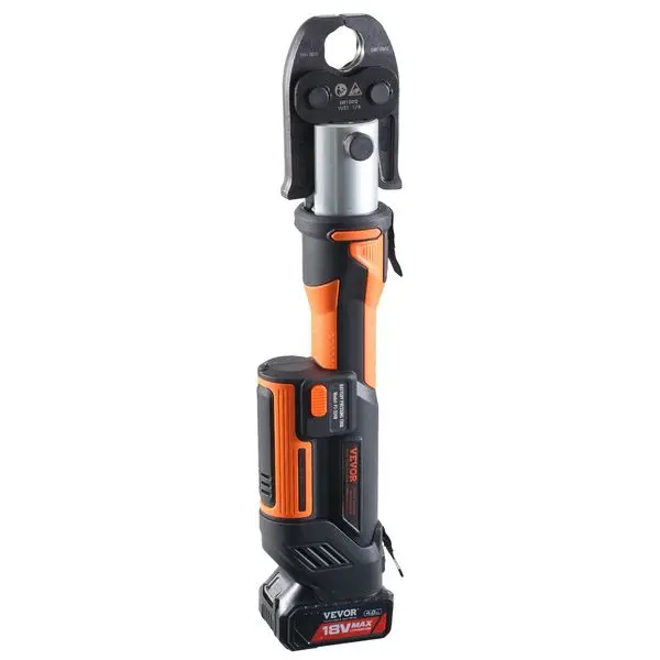 プロ用パイプ圧着工具キット、バッテリーキット（6ジョー付き）