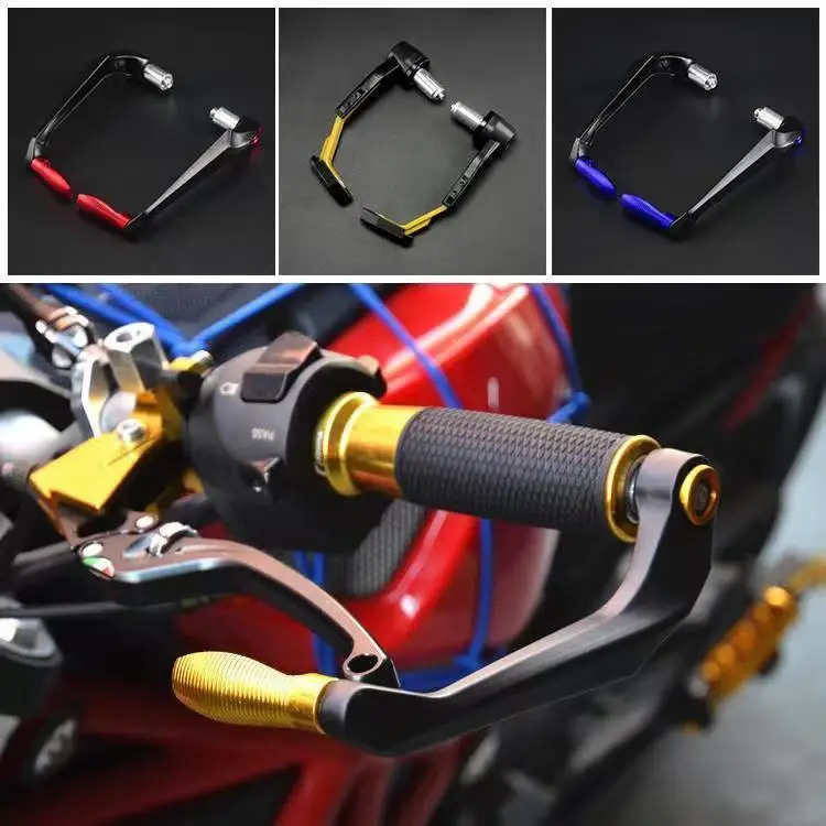 รถจักรยานยนต์ CNC อลูมิเนียม Handlebar เบรคคลัทช์คันโยก Hand Guard Protector อุปกรณ์ปรับเปลี่ยนสําหรับ suzuki ltz 400 yamaha ybr