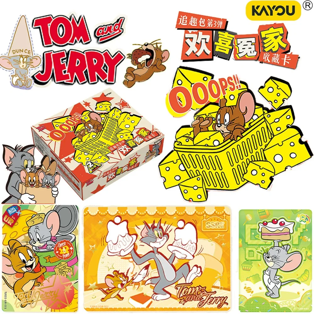 2026 Neuerscheinung, 100% AUTHENTISCHE KAYOU Tom and Jerry Frenemies Sammelkarten, Chase-Spaßpaket Band 3, LR Seltene Karten, Perfekt