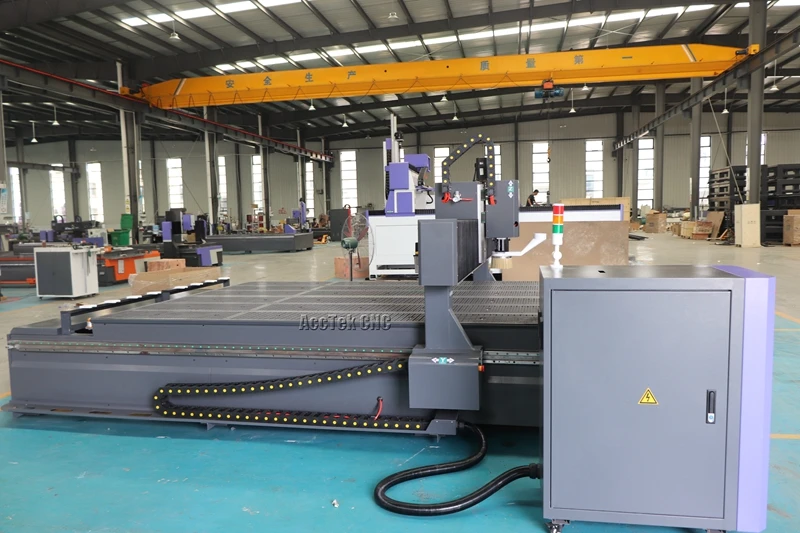 High Precision 250*400cm Wood Mdf Acrylic CNC Cutting Machine ATC 9.0KW CNC Router AKM2540C