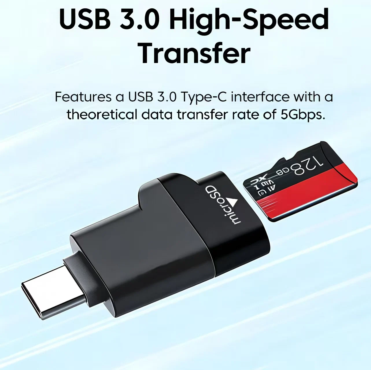 Type-C 3.0 Mini TF Card Reader External Storage Memory Card Adapter For iPhone 17 16 Laptop MacBook USB C 3.0 2.0 TF Cardreader