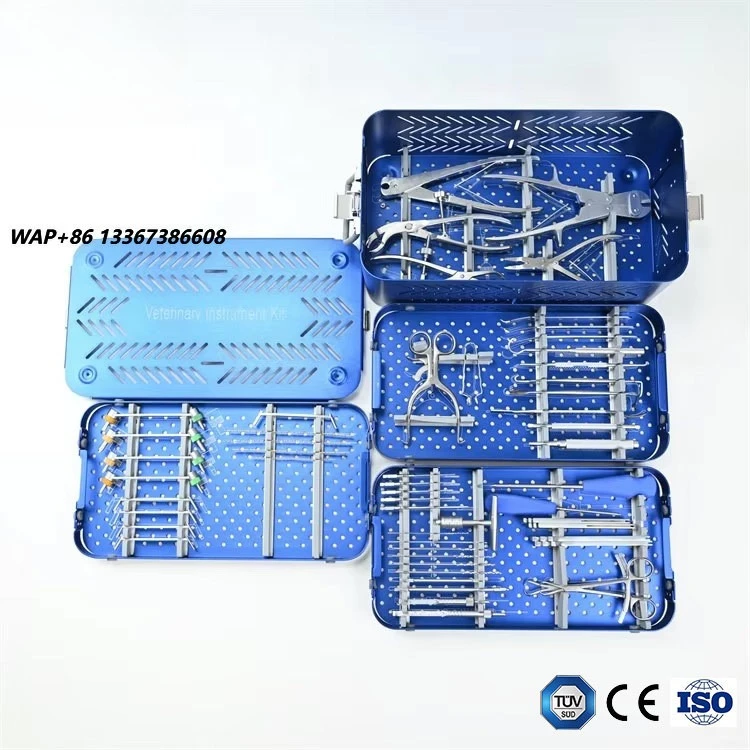 Veterinary OrthopedicSurgical Kit, Animal 1.5/2 0/2.4/2.7/3 Fracture Repair Kit, Surgical Instruments
