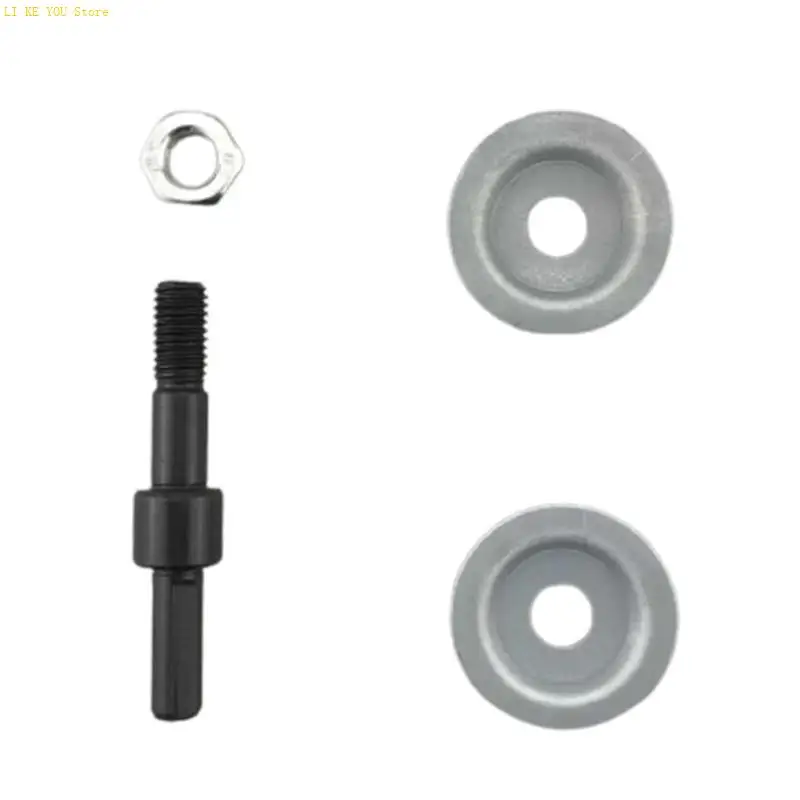 W3JE Electric Drill Conversion Extension Rod Spindle Adapter Grinding Wheel Polishing