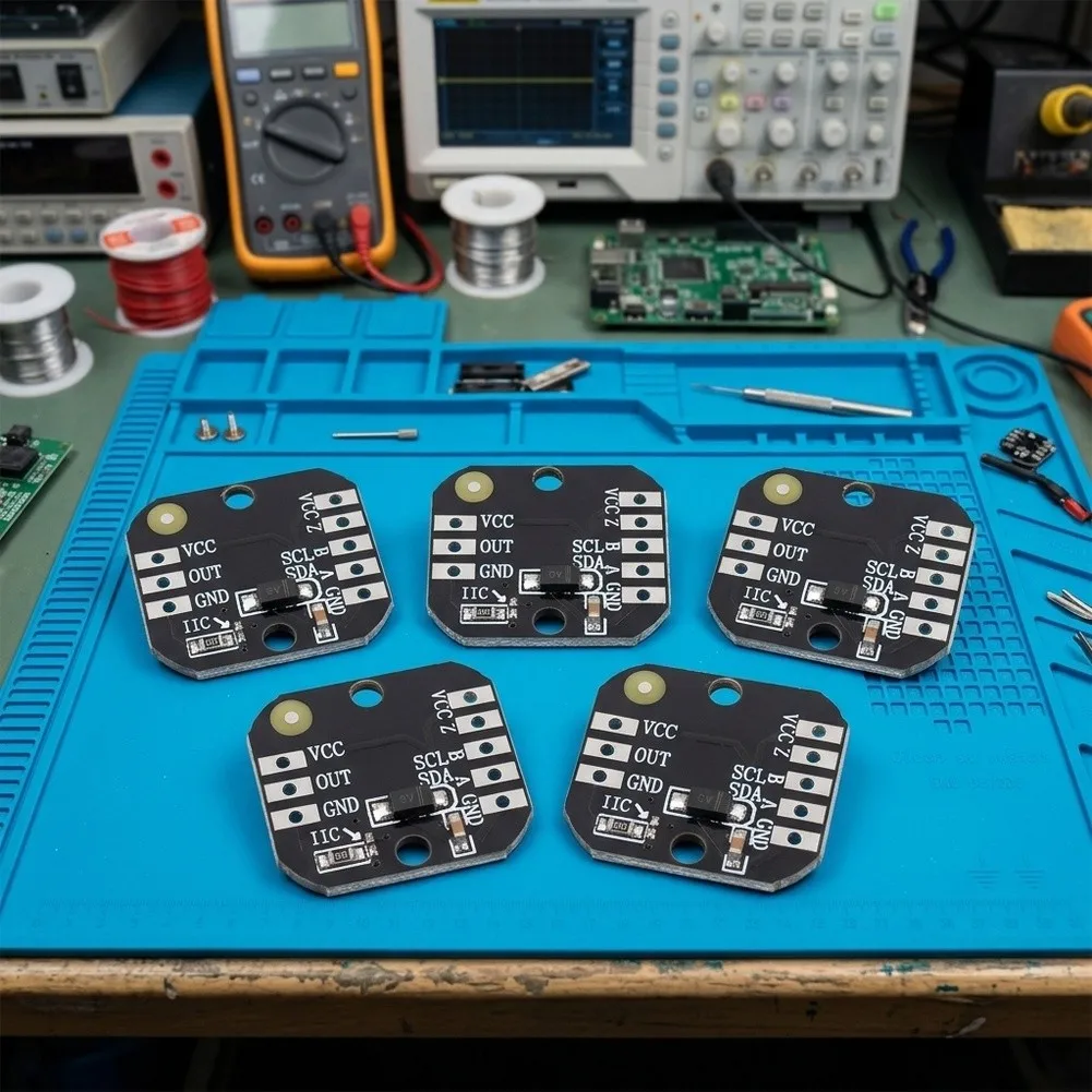 5PCS MT6701 Magnetic Rotary Encoder Module, 1024-Line Angle Detection, Drop-in AS5600 Replacement For Easy Install