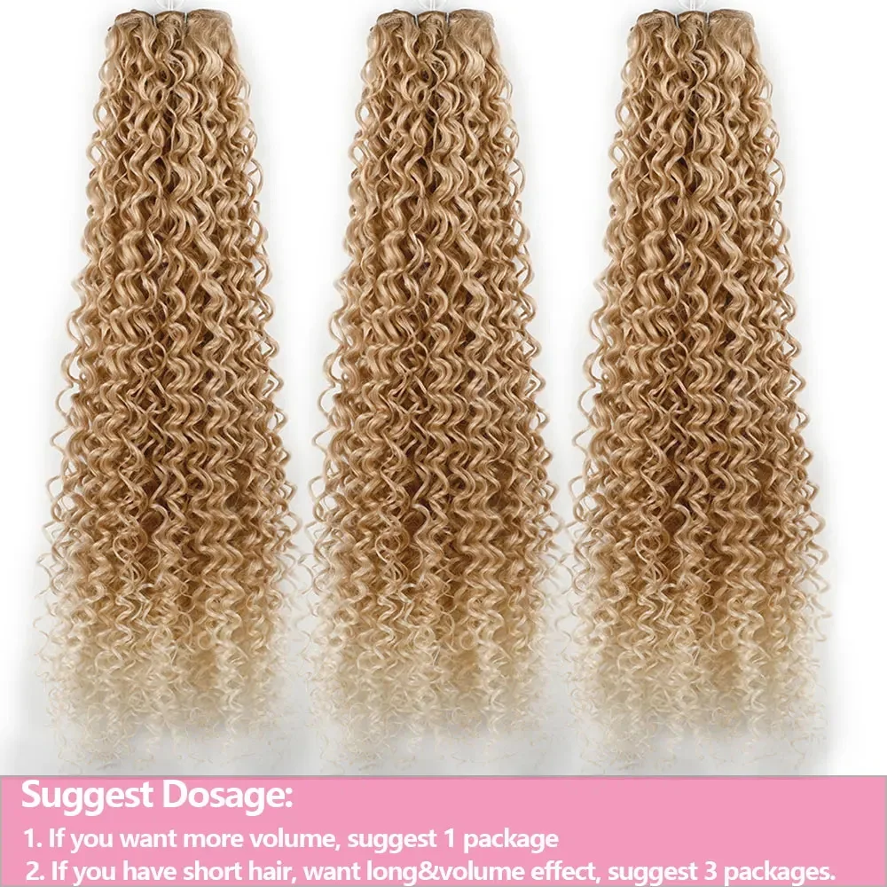 Mechones de pelo sintético rizado Gladys de 26 pulgadas 27-613 T1B-330-276 trama de pelo ondulado marrón ombré 120 g/unidad extensiones de cabello rizado