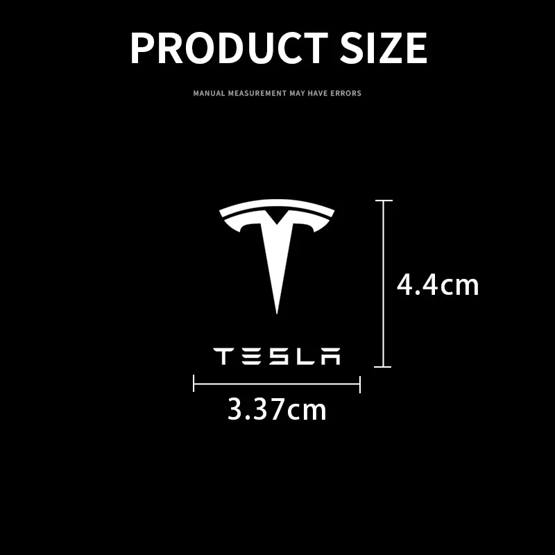 Car Front Seat Headrest Badge Decal Car Side Window Sticker For Tesla Model 3 S X Y Roadster Cybertruck Auto Styling Accessories