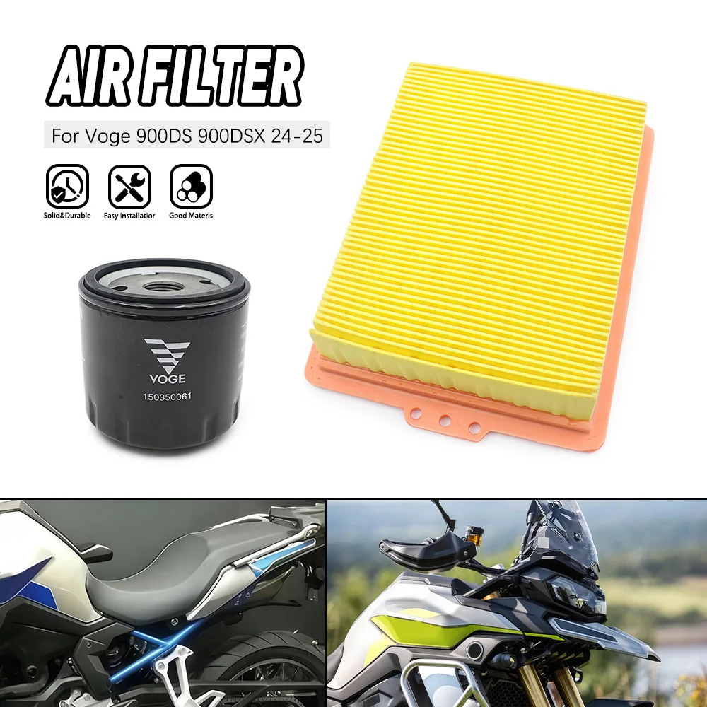 

For VOGE 900DS 900 DSX DS900X 900DS 900DSX 2024 2025 Motorcycle Engine Air Filter Oil Filter Intake Element Cleaner Purification