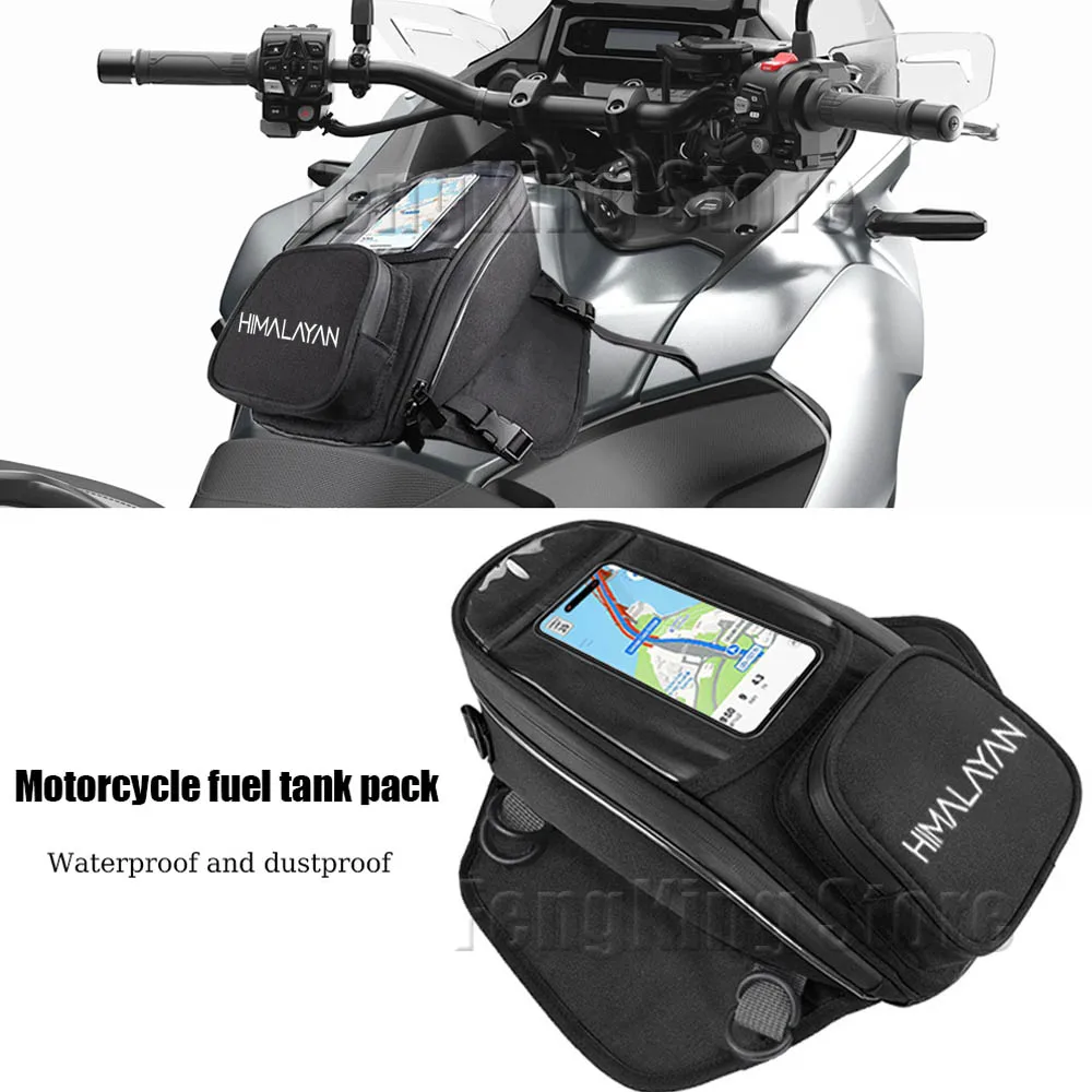 

For Himalayan 450 himalayan450 Motorcycle fuel tank navigation bag waterproof large capacity fuel tank bag