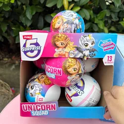 Zuru 5 Surprise Ball Mini Brands Unicorn Squad Blind Box Capsule Toy Fashion Surprise Ball Anime Figure Collect Ornaments