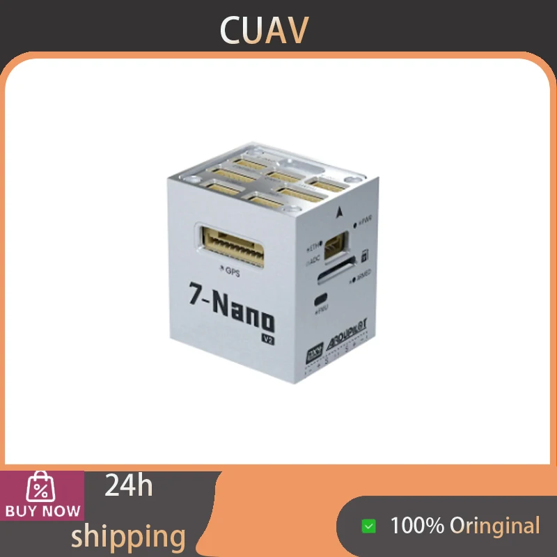 CUAV New 7-NANO V2 Flight Controller, Open-Source Autopilot for RC Drones, Multirotor & Fixed-Wing, Supports APMPX4