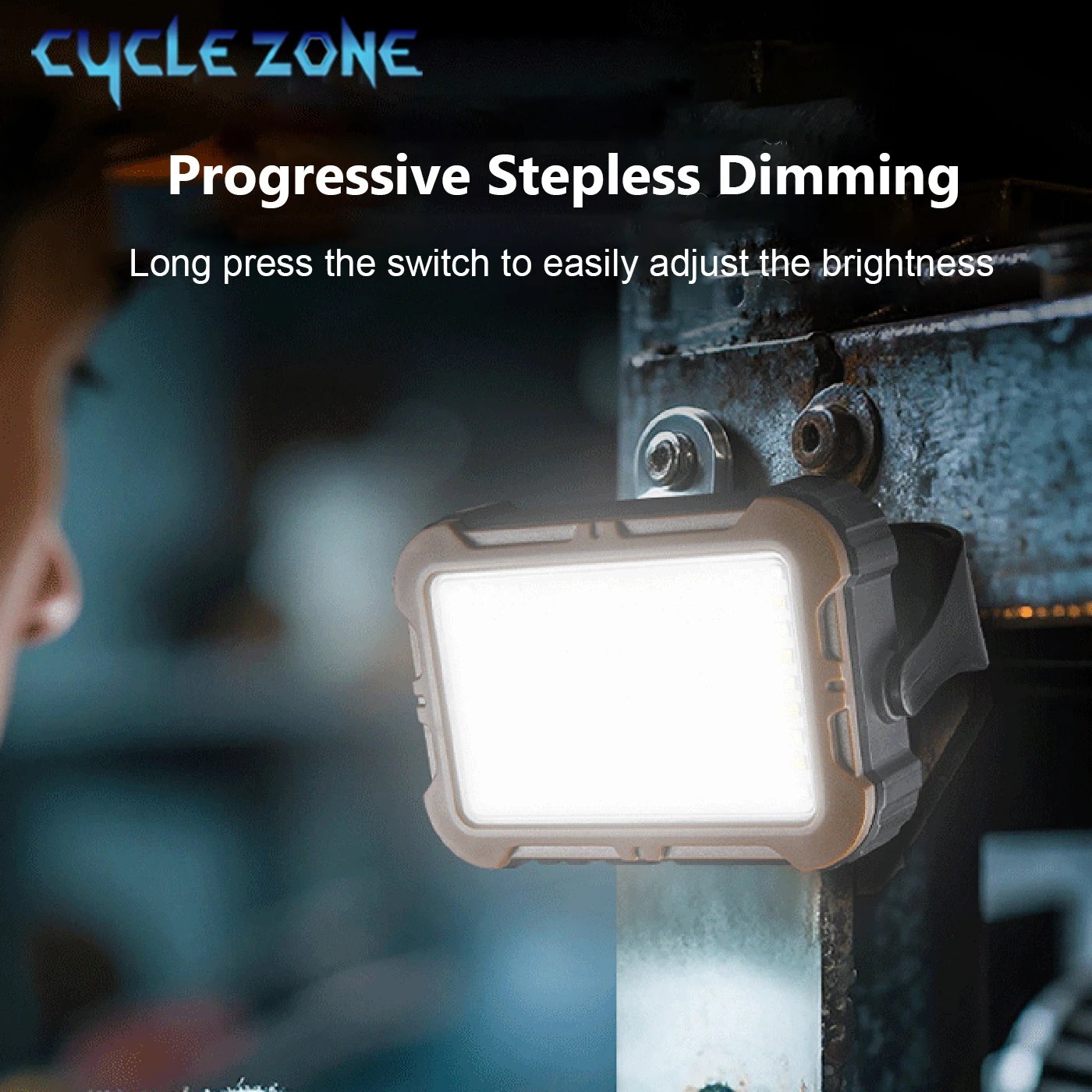 Luces de trabajo magnéticas COB portátiles, lámpara Solar recargable para reparación de automóviles, luz de advertencia roja, linterna para tienda de campaña al aire libre con gancho