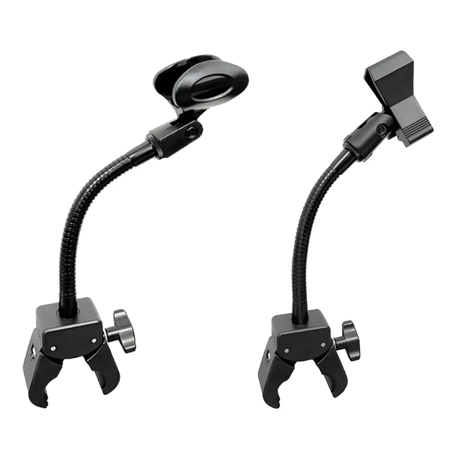 Gooseneck Microphone Arm Stand Gooseneck Mic Stand for Handheld Microphones Live Broadcast Singing Speech Recording Studio Use