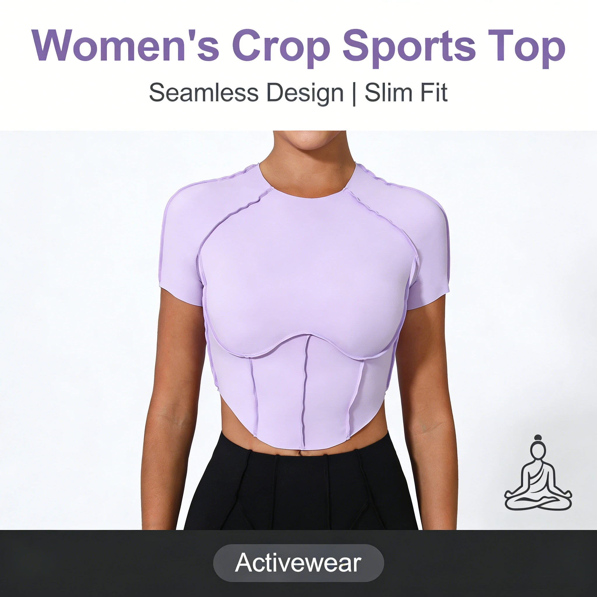 

Спортивный бюстгальтер для йоги с короткими рукавами Aut Sand Sand Bare-Skin, быстросохнущий, без подкладок, облегающий, для тренировок 3D-образной формы