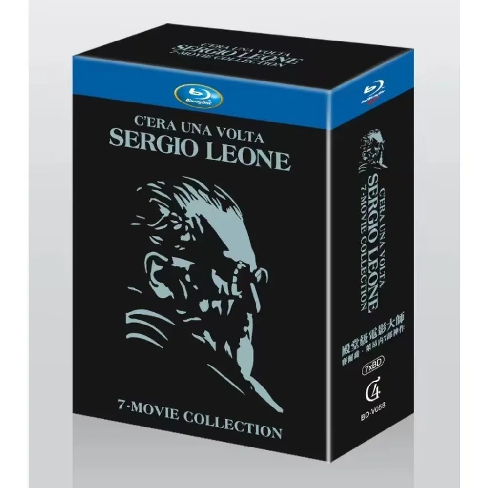 Brand New Blu-ray Collection of Sergio Leone’s Films 7-Disc Set with English and Mandarin Audio and English Subtitles