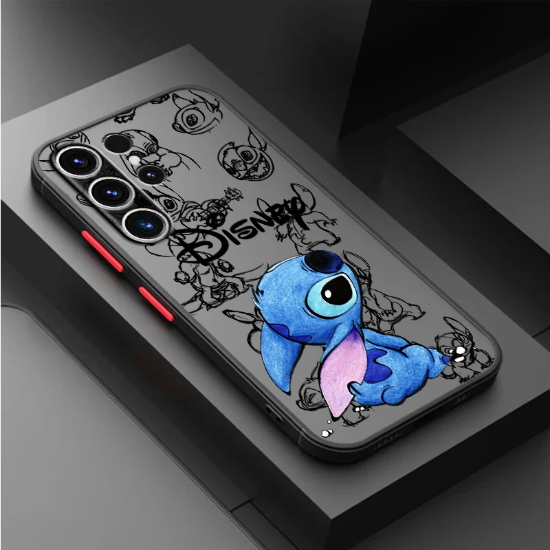 Stitch The Baby Disney Phone case for Samsung Galaxy S24 S25 S23 S22 S21 S20 Plus Ultra FE funda Pro