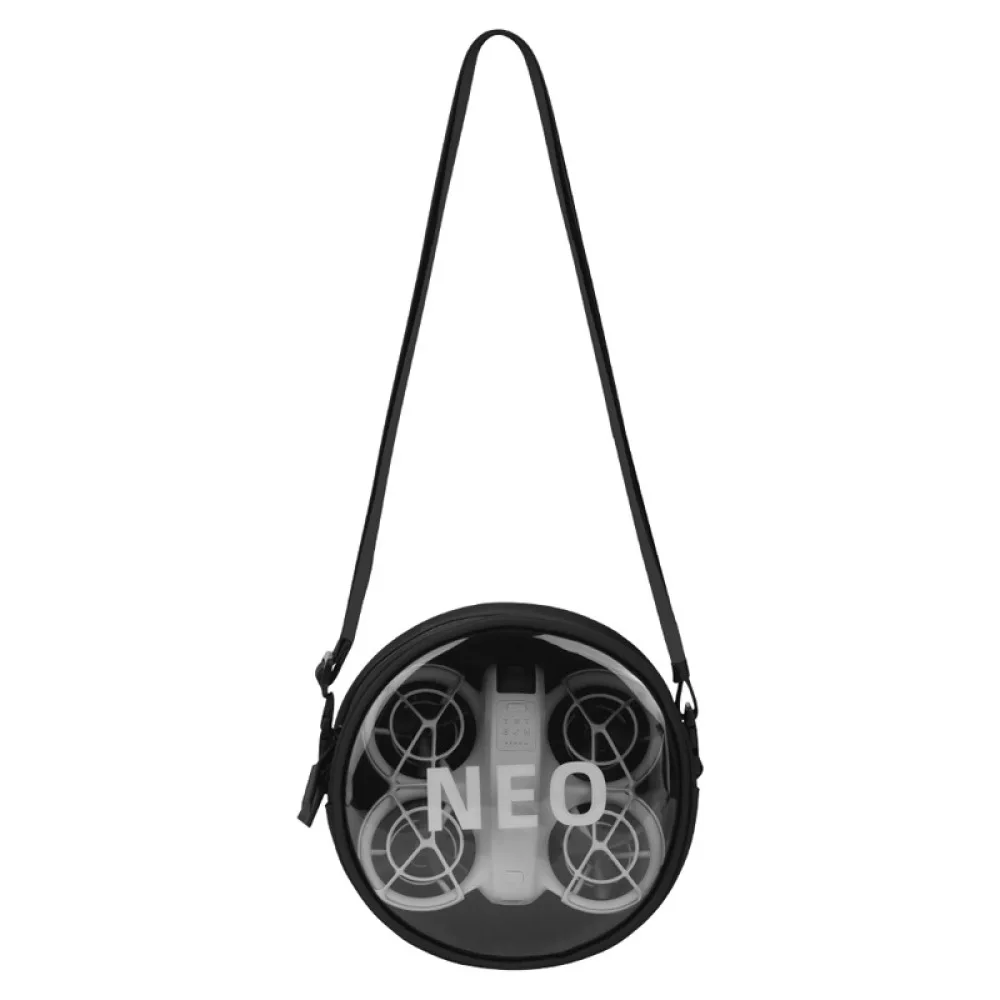 

Drone Host Bag for Dji Neo Drone Stand-Alone Organizer Bag Shoulder Crossbody Round Transparent Storage Bag Accessories