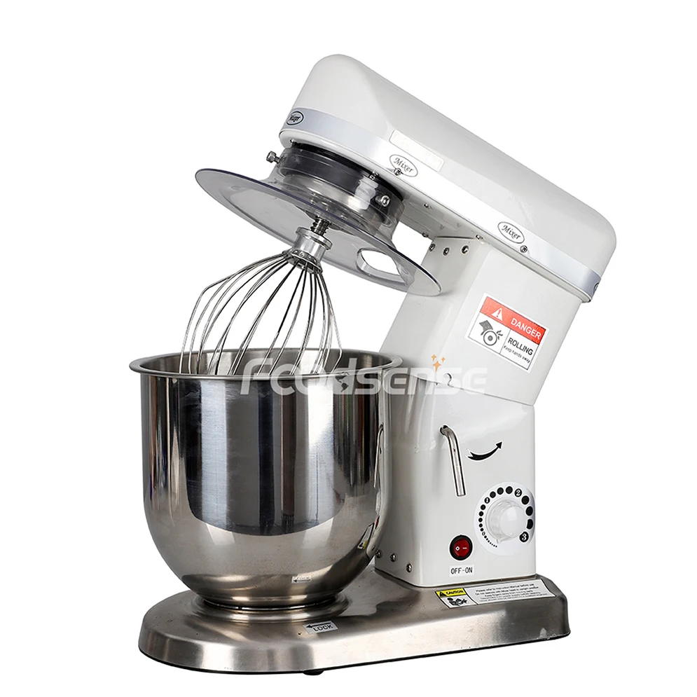 

Commercial Home Use Automatic Milk Whipper Desktop Small Egg Beater 7 Litres Planetary Cake Mixer