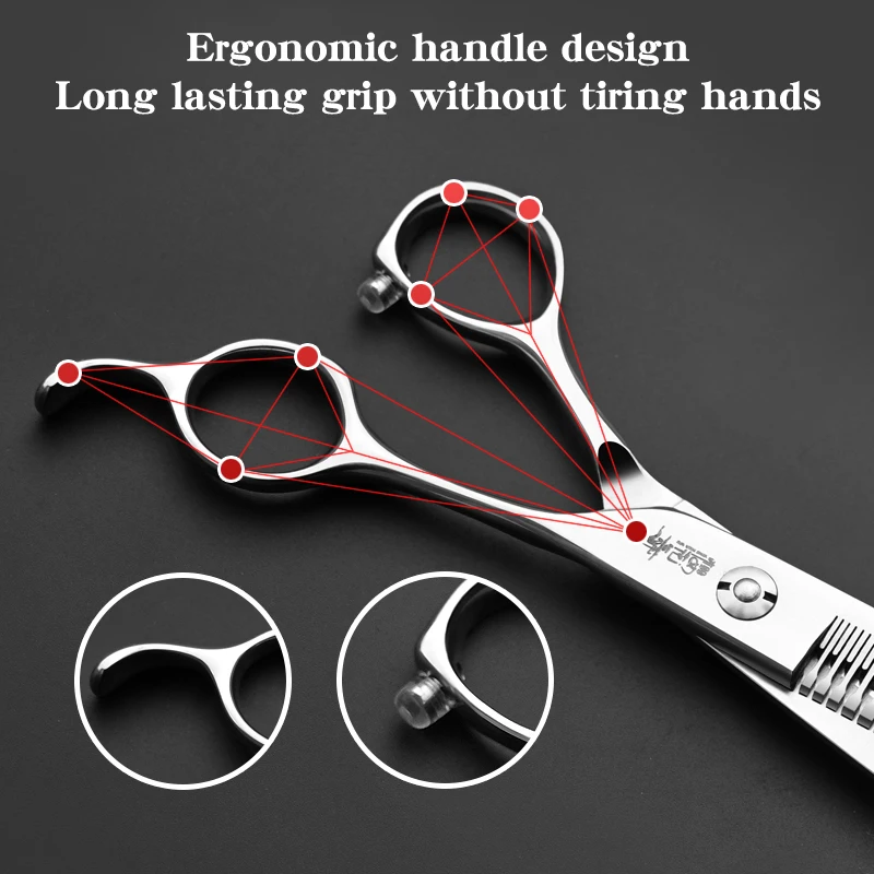 Pet Grooming Natural Scissors With A Hair Removal Rate Of 90% For Thinning Fish Bones, Specifically Designed For Beauty Shops