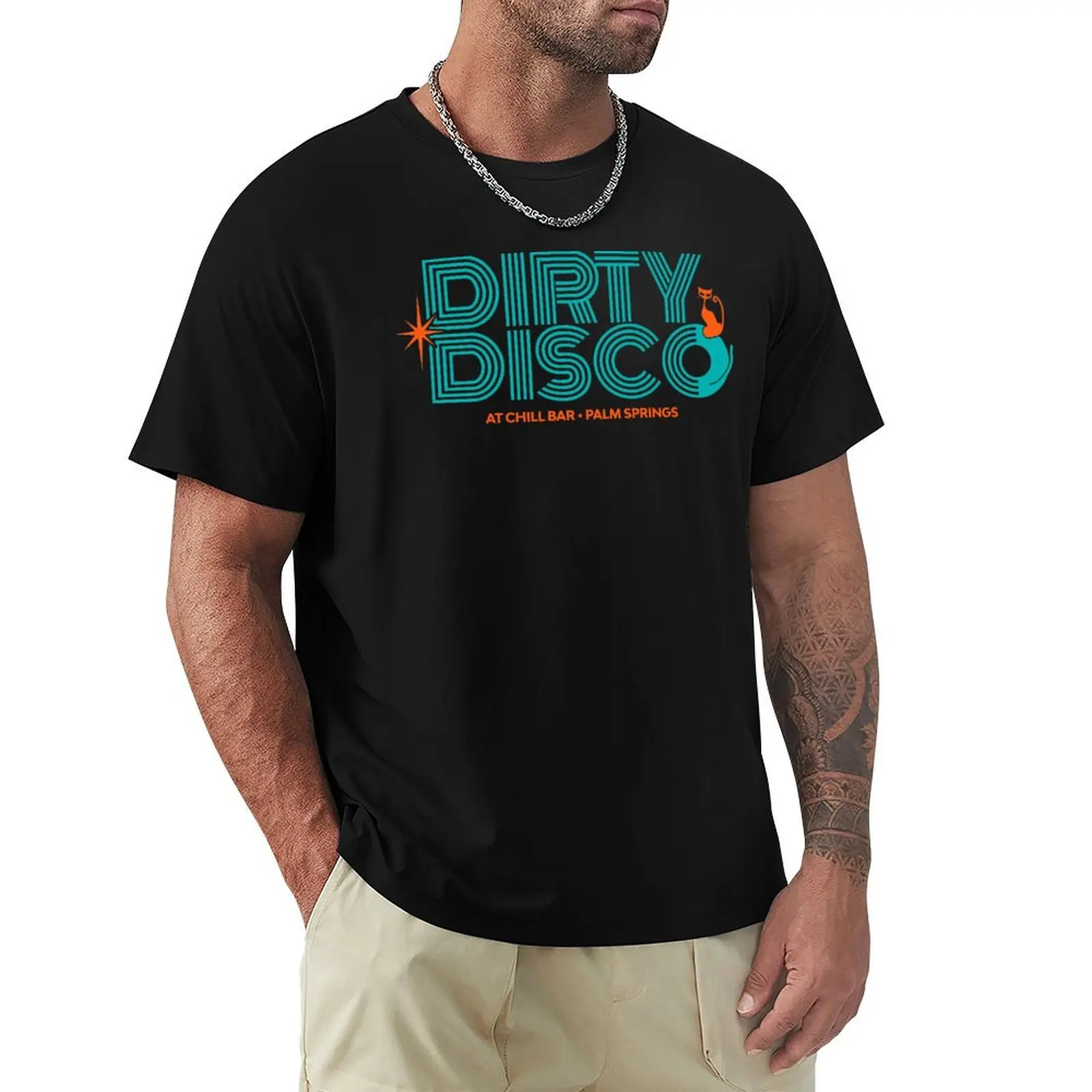 

Dirty Disco Modernism Weekend  Chill Bar  Palm Springs T-Shirt Labor Work Casual T-Shirt