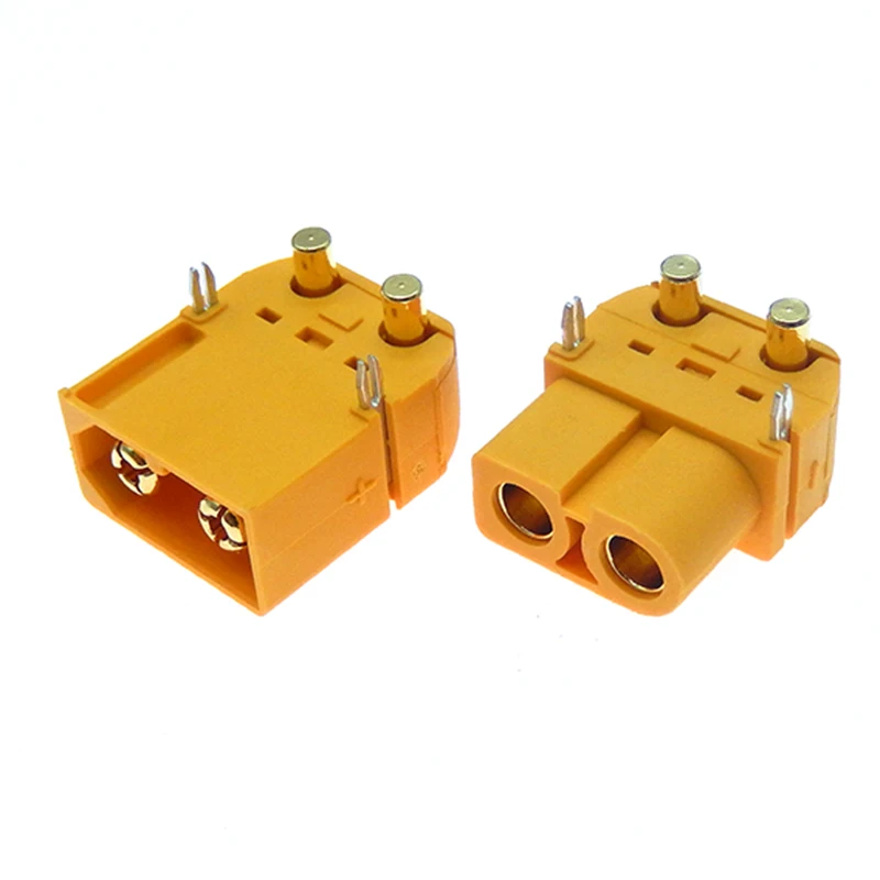 2PCS 10PCS Amass XT60PW XT60-PW Brass Gold Banana Bullet Male Female Connectors Plug Connect Parts For RC Lipo Battery PCB Board