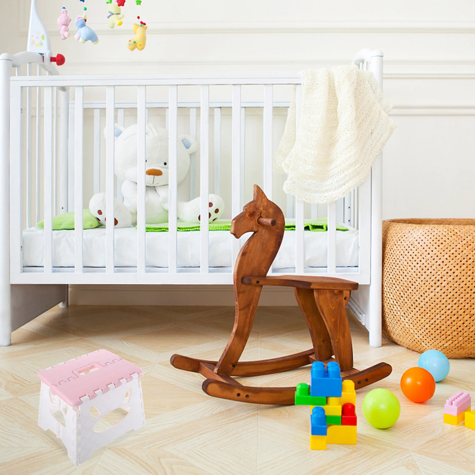 

1Pcs Folding Stool Plastic Portable Lightweight Sturdy Outdoor Indoor Use Camp Fishing Beach Garden Travel Foldable Stool