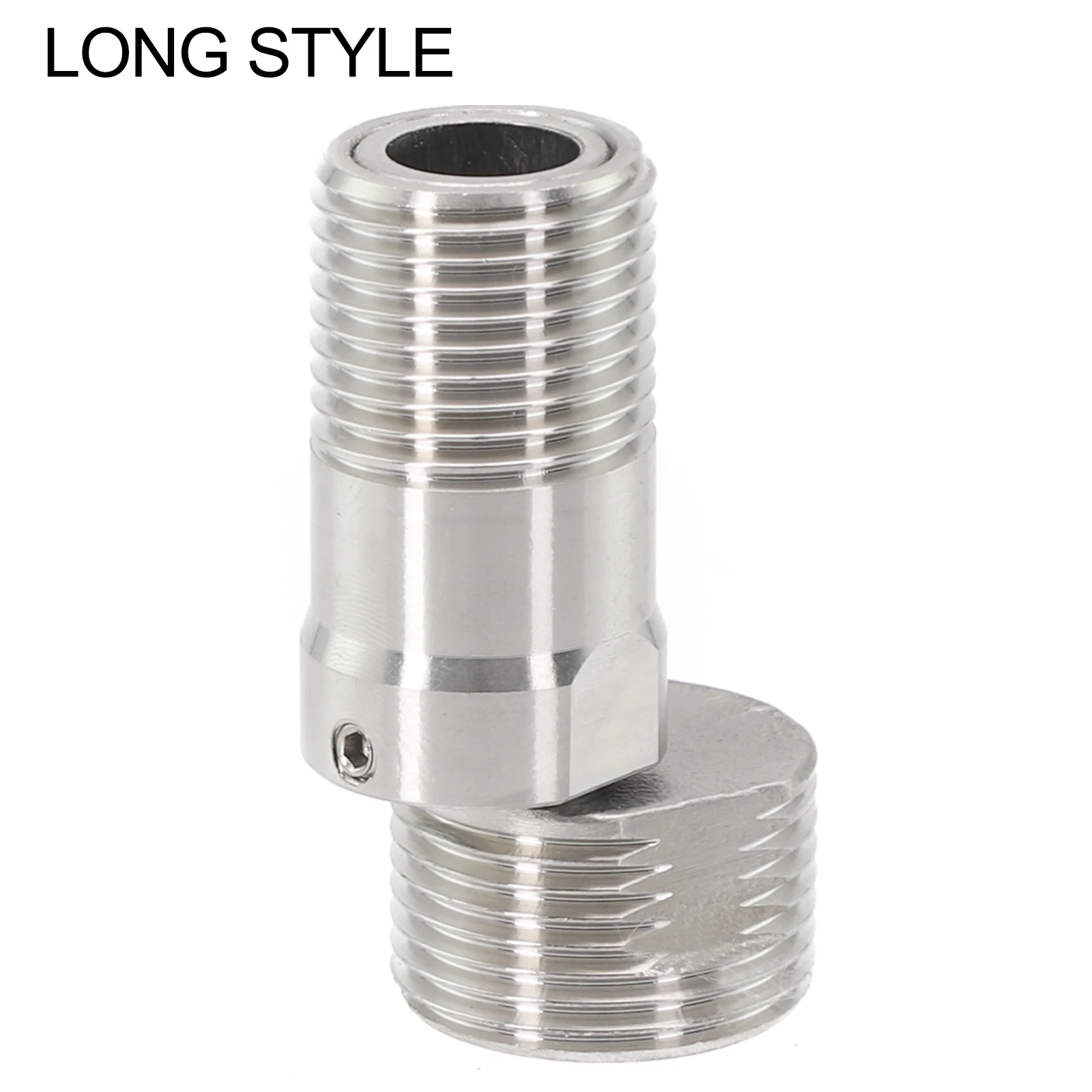 

Silver Adjustable Angle Application Degree Eccentric Screw Corner Tap Adapter Usage Adjustable Angle Adjustable