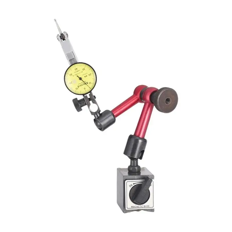 

R9UF Dials Gauges Adjustable Base For Precise Measurement Tool With Flexible Arm & Permanent Magnet Secure Mounting