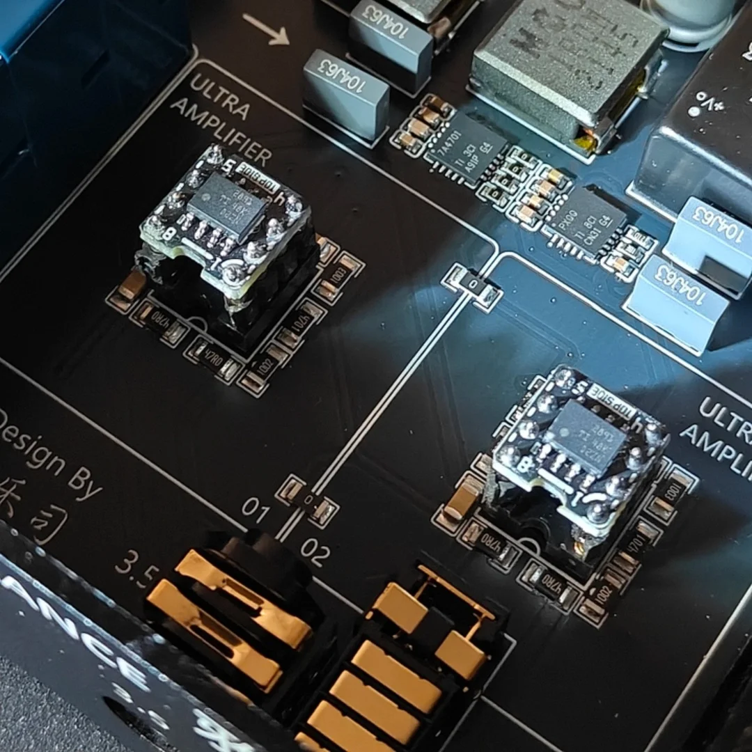 OPA1622 Hi-Fi Audio-Op-Amp-Modul, SON-8 zu DIP-8 Adapter, 145mA, geringe Verzerrung, geringes Rauschen, bipolarer Eingang – Detail 4