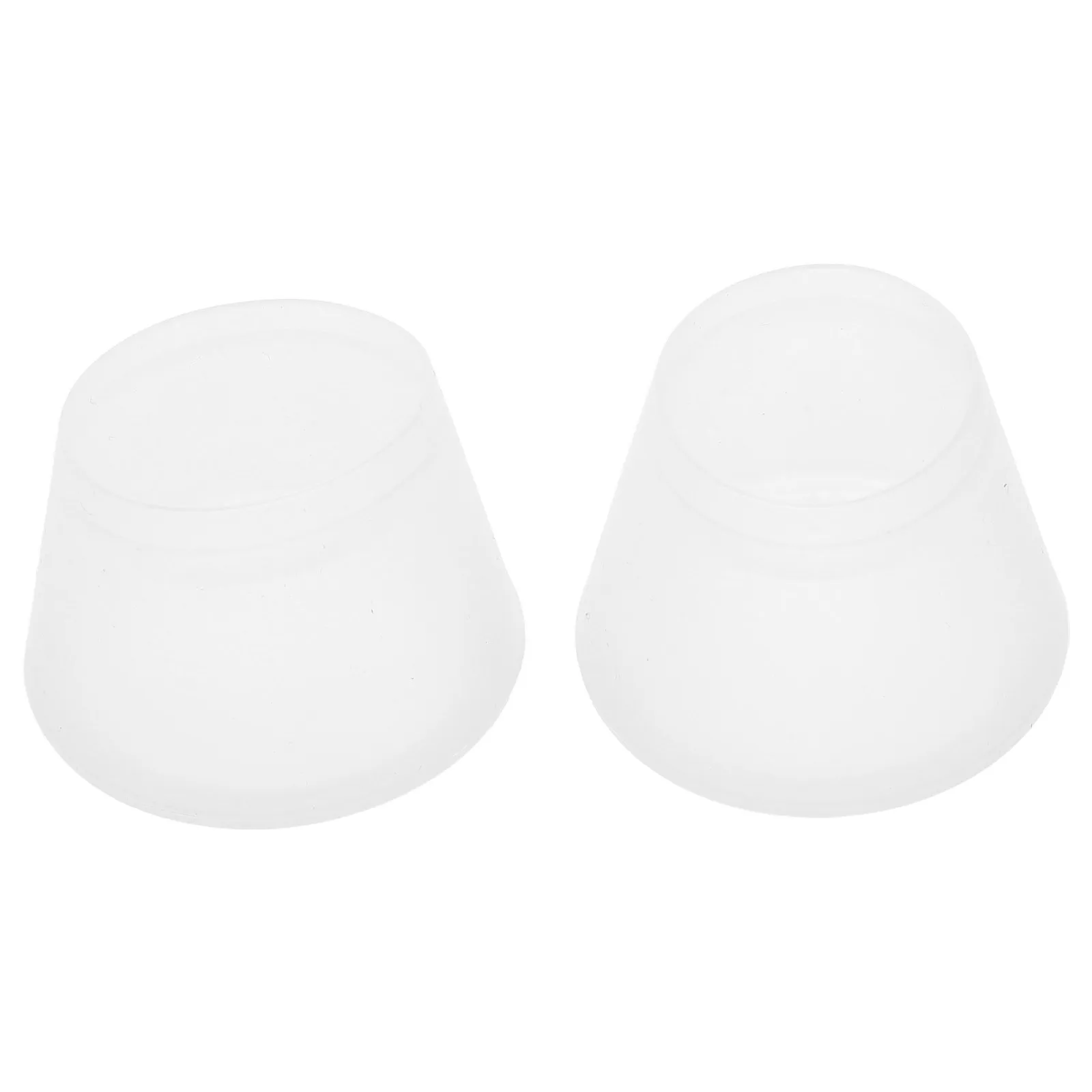 قطعتان من قبعات مضرب التنس، غطاء نهاية بمقبض بلاستيكي متين، واقي بديل خفيف الوزن للتدريب الرياضي - التنس