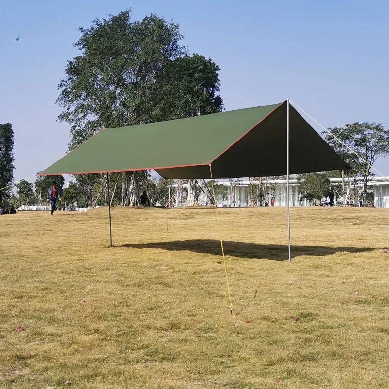 

Водонепроницаемый анти-УФ-брезент для кемпинга на открытом воздухе, легкий водонепроницаемый дождевик, проходная палатка