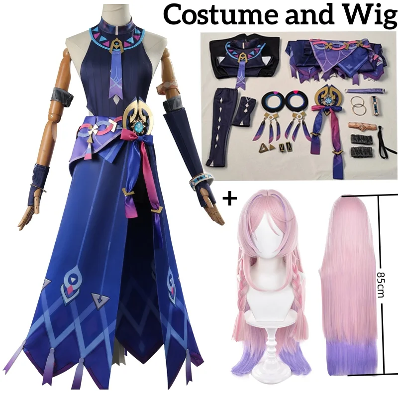 Citlali Cosplay Costume Genshin Impact Citlali Dress Suit Outfit Citlali Uniform With Headwear Full Set Role Playing Suit image 3