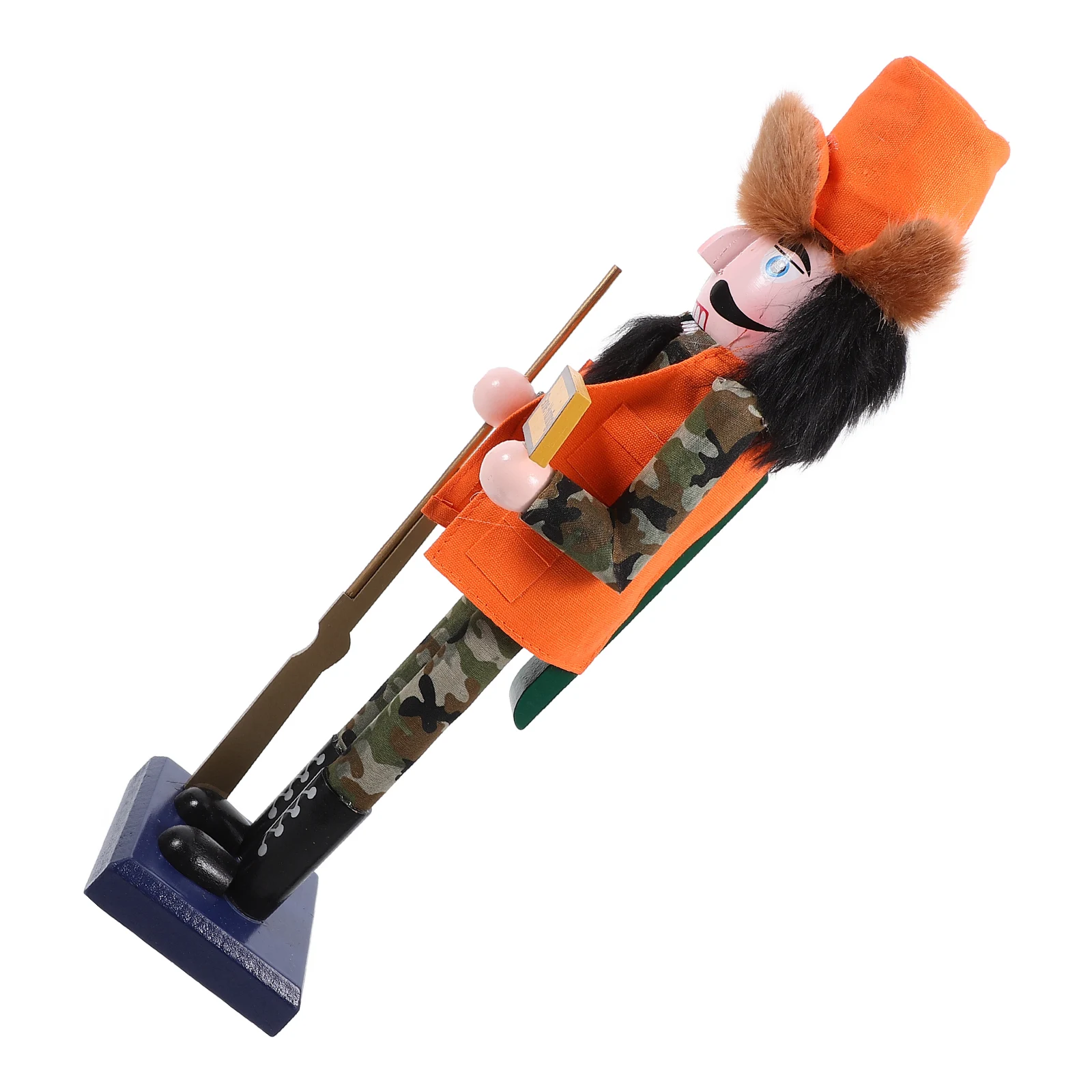 

Nutcracker Ornament Hunter Home Decor Inflatable Decoration Cloth Crafts Statue Man