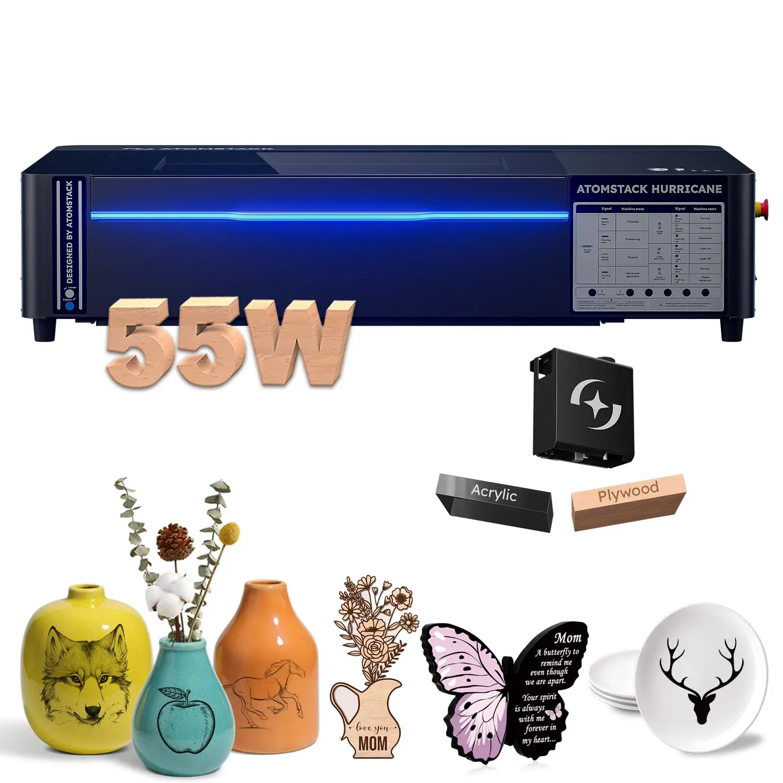 K60 Hurricane 55W D…