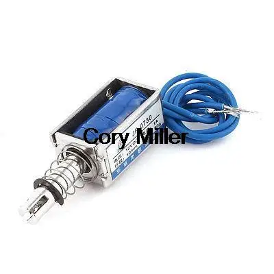 

Привод тягового типа с пружинной нагрузкой 10 мм 80 г Электромагнитный соленоид постоянного тока 12 В 1 А