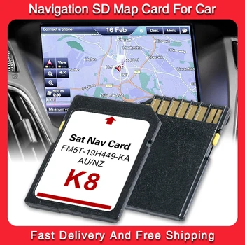 Nav SD GPS Card Suitable for All Ford Sync2 Screens K8 2022 Navigation System AU NZ Maps 8GB Accessories FM5T-19H449-KA