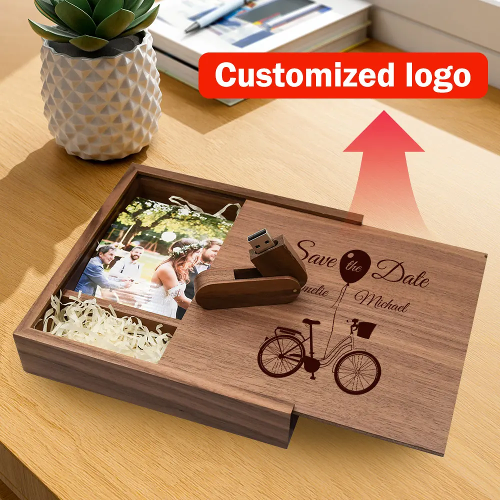 

Кленовый фотоальбом, деревянный USB + коробка, pendrive, 4 ГБ, 8 ГБ, 16 ГБ, 32 ГБ, 64 ГБ, 128 ГБ, USB 2,0, флэш-накопитель, подарок для фотосъемки, бесплатный логотип