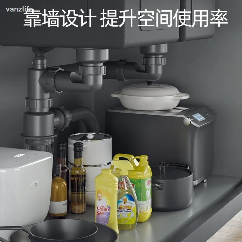 Sink Drainer Set Kitchen Vegetable Basin Downcomer Accessories Sewer Pipe Drain Pipe Scullery Pool Pipe