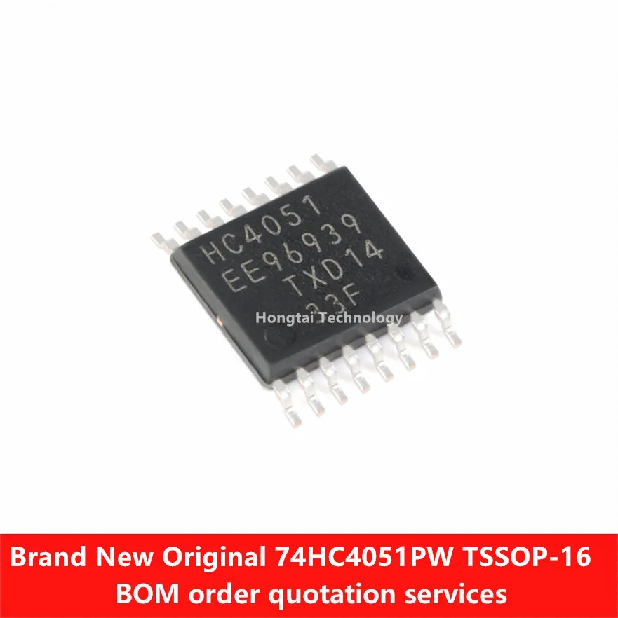 New original HC4051 TSSOP-16 74HC4051PW 8-channel analog multiplexer/decomposition