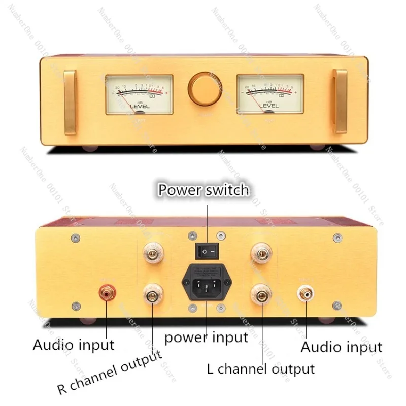 The NEWest  Weiliang A100 class A Hood 1969 power amplifier Class A 15W+15W 115V/230V 50/60 HZ