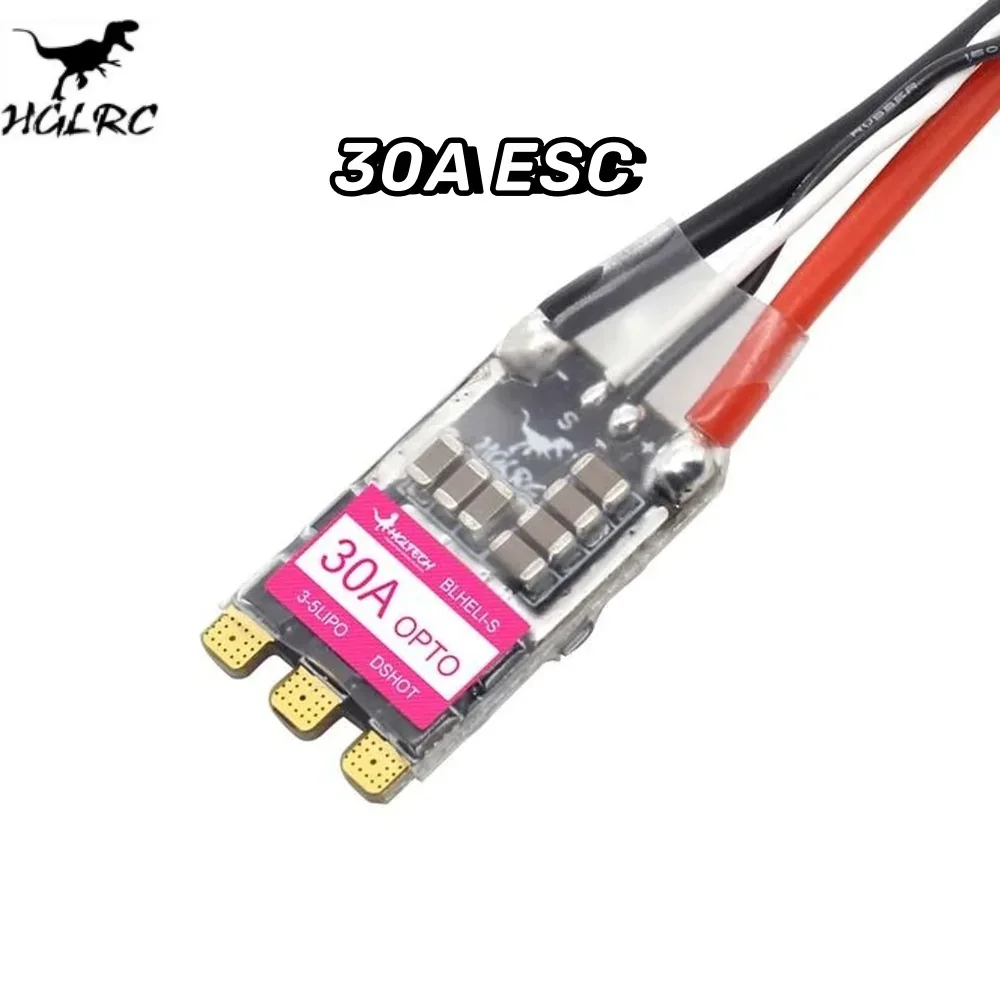 RC FPV 레이싱 프리스타일 드론용 브러시리스 ESC, HGLRC 30A 30AMP 3-5S BLHELIS 16.5 BB2 DSHOT600