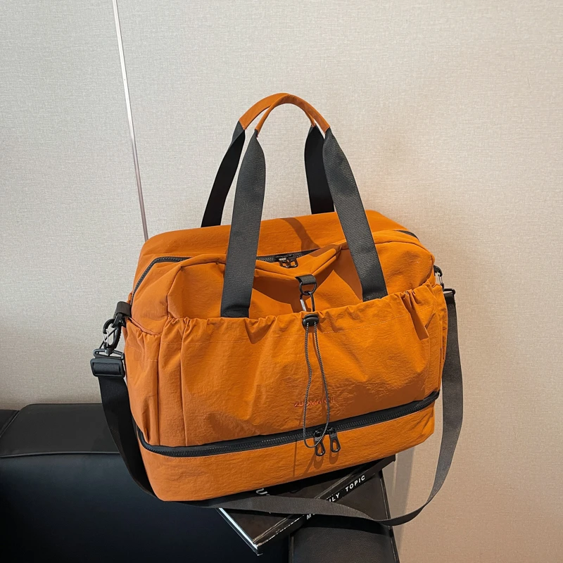 Bolsa de viaje ligera de tela de buey, bandolera, bolsa de viaje para viajes de ort y almacenamiento Fitn oe