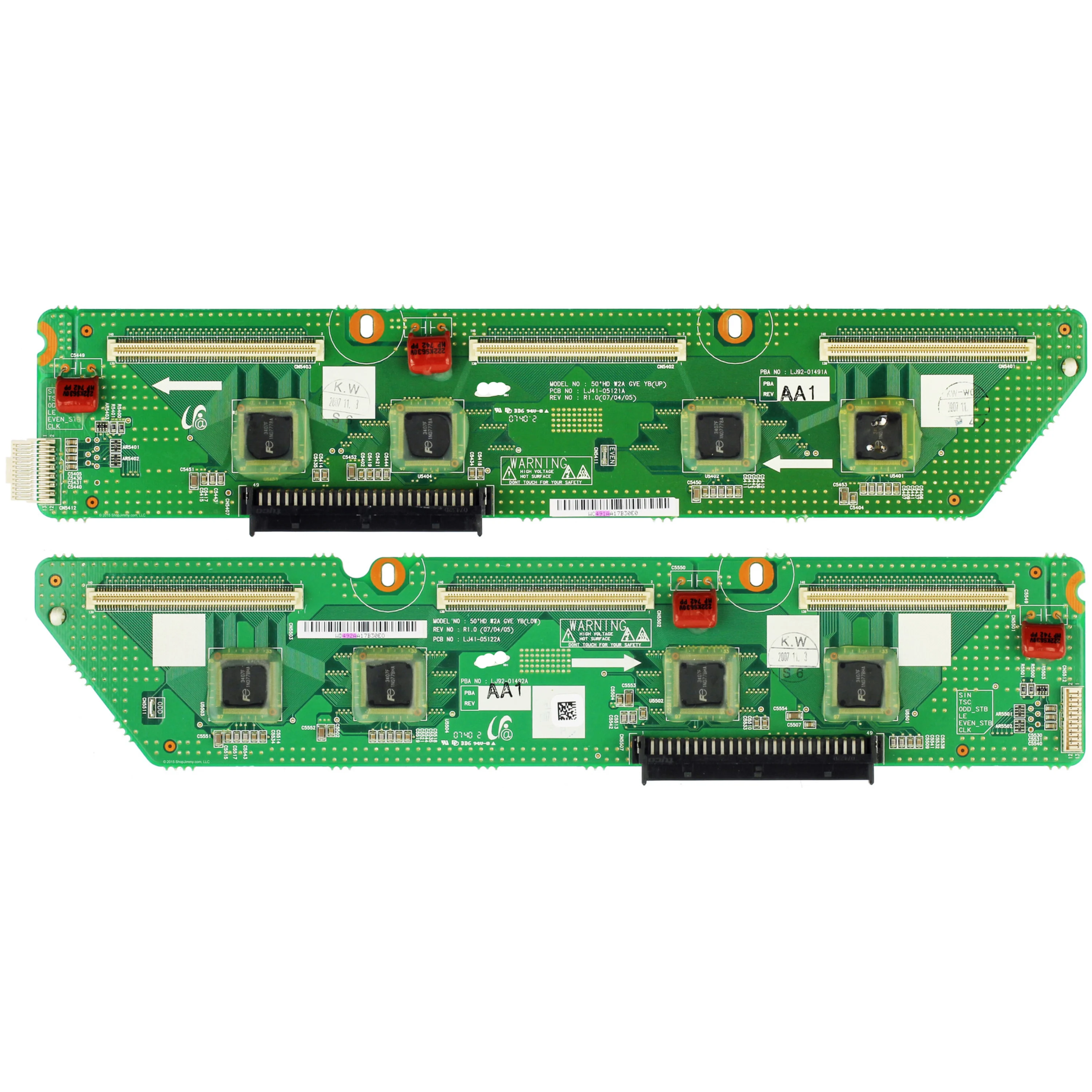 

Original Plasma 996510011737 LJ92-01492A LJ92-01491A LJ41-05121A LJ41-05122A Y-Buffer Board for HPT5034 S50HW-YB02 Y-Main Board