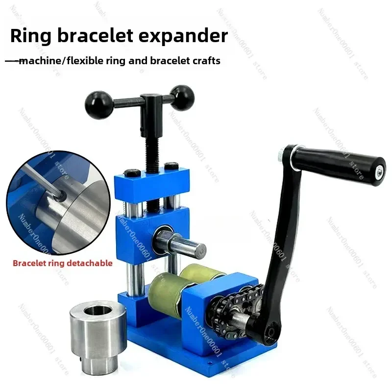 

Manual Rolling Machine, Three Roll Hollow Bracelet Processing and Forming Machine