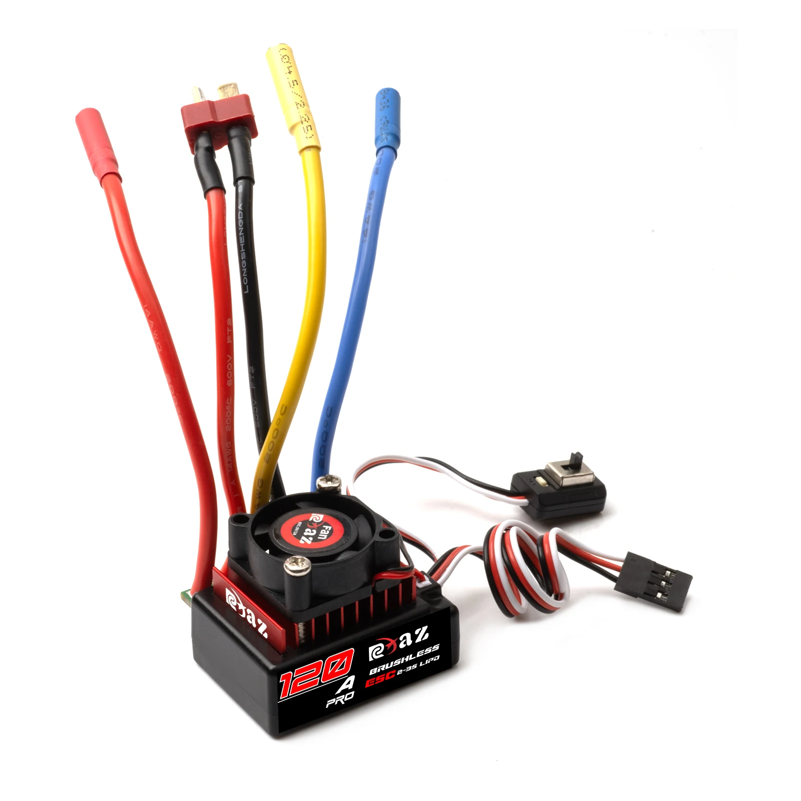 120A Brushless ESC 3650 Motor Combo 2-3S For 1/10 RC Offroad Truck Buggy Crawler Racing Upgrade Parts