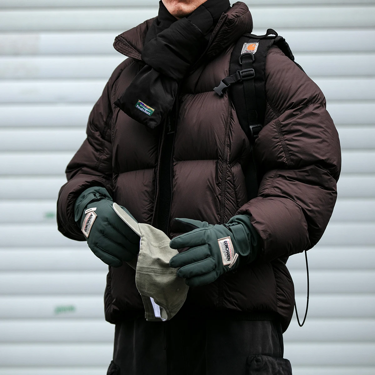 

Men's Thickened Puffer Jacket Stand Collar Duck down Bread Style Cuddly Warm Winter Outerwear Casual Urban Fashion