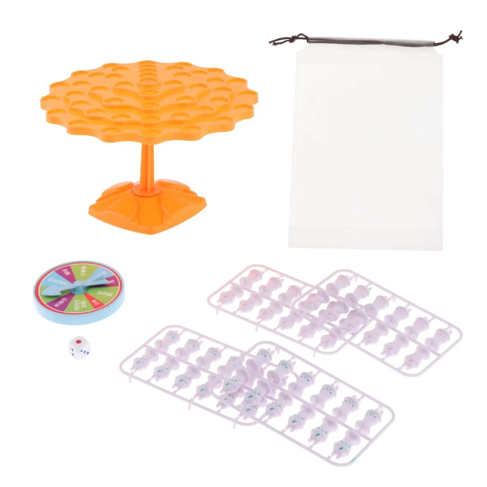Balanced Tree Board Game Balance Game Set Puzzle Game Montessori Rabbit Balancing Tree Seesaw Toys for 3 4 5 6+ Year Old