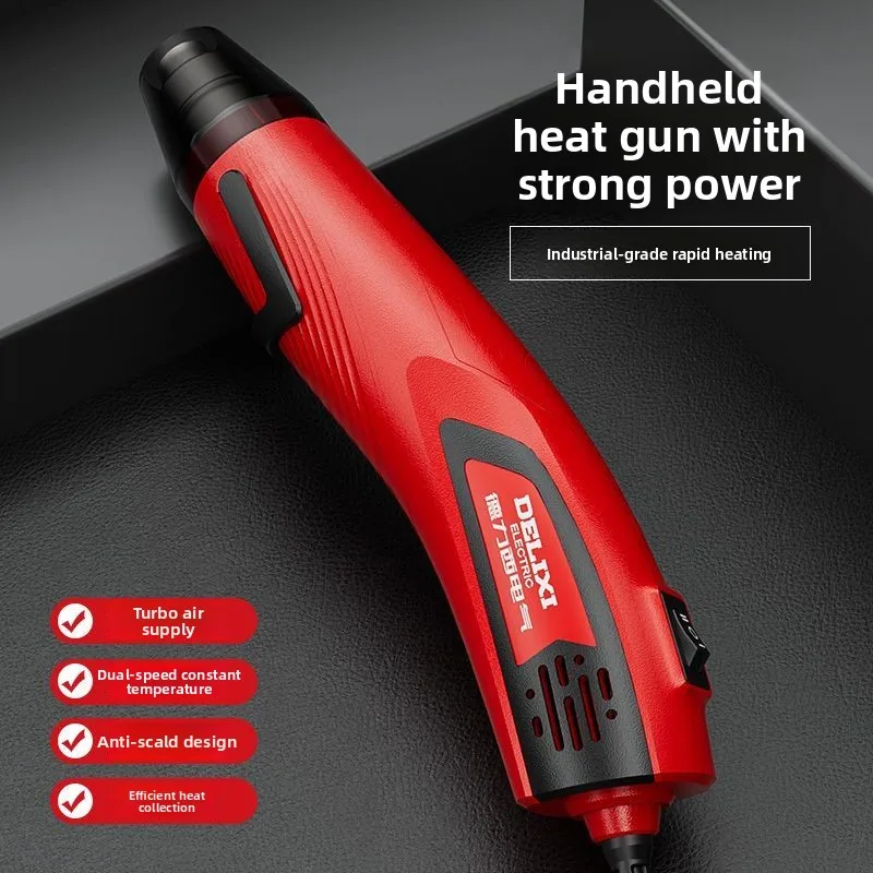 Delixi Electric High Power Household Portable Hot Air Gun 350WDIY Handmade Soft Ceramic Heating Tool