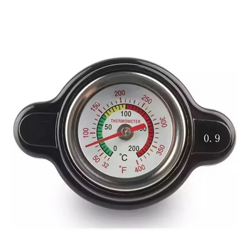 Tapa de radiador de alta presión, 1,8 Bar, 25,6 PSI, con indicador de temperatura, para Honda, Yamaha, Kawasaki, Suzuki, Polaris Ranger,