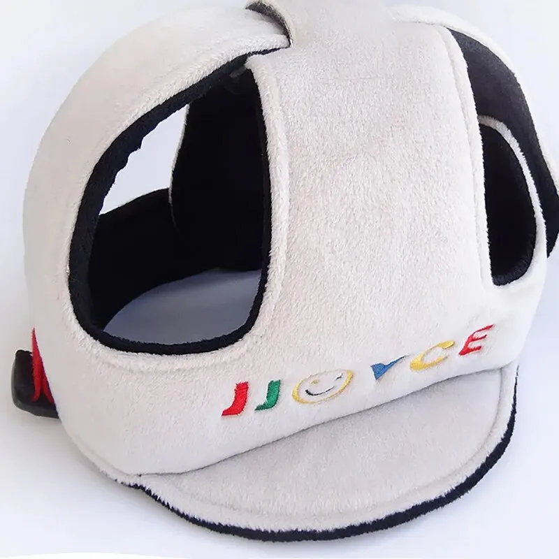 Cute Baby Anti-fall Head Protection Cap Soft Adjustable Infant Toddler Anti-collision Cap Kids Safety Helmet Cap