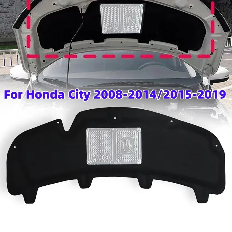 

Car Front Engine Hood Insulation Cotton Pad Soundproof Heat Insulation Mat for Honda City 2008-2014/2015-2019